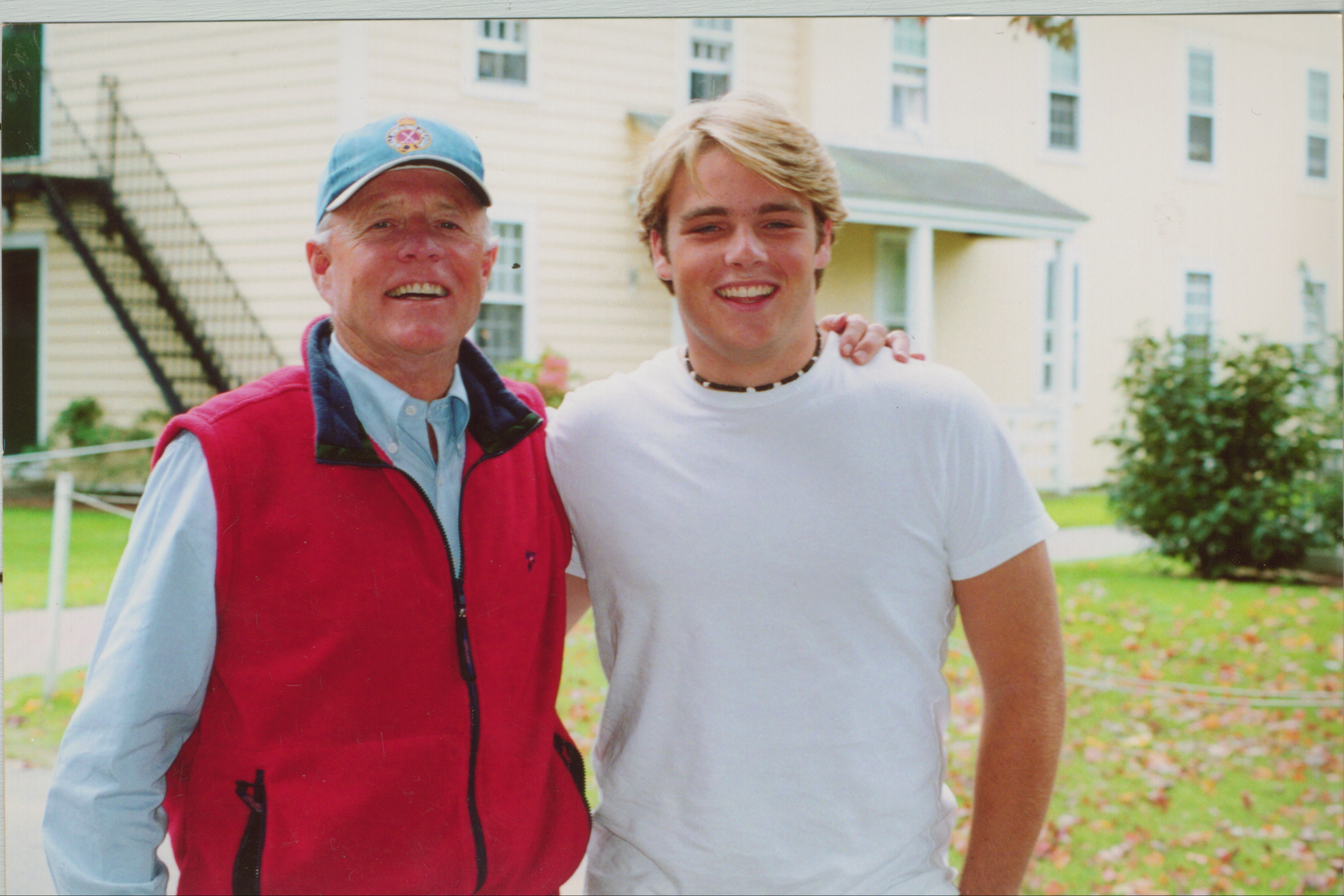Gordie with his dad, Lynn