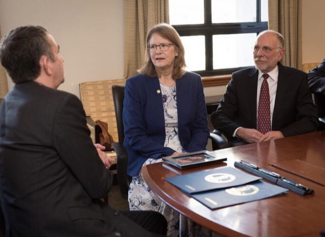 Dede and Rob with VA Governor