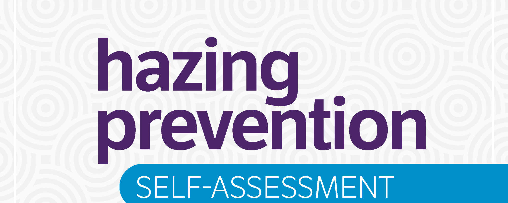 Hazing Prevention Self-Assessment title page