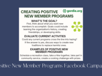 Creating Positive New Member Programs FB Campaign Thumbnail