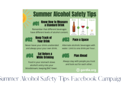 Summer Alcohol Safety Tips Facebook Campaign Thumbnail