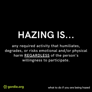 What to Do If You're Being Hazed 2